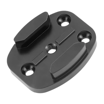 坚固的铝合金底座，带有螺丝孔和 1/4 英寸螺纹