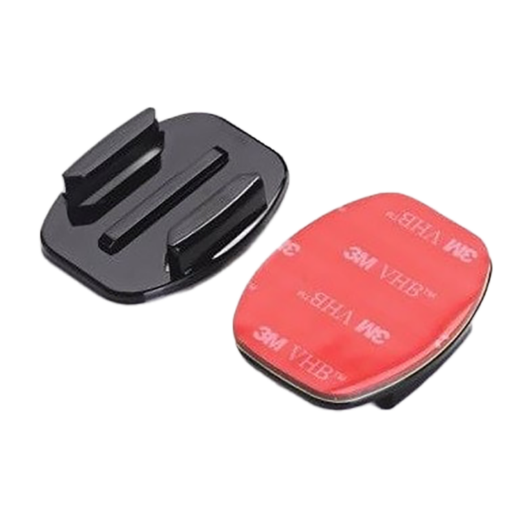 塑料平面底座安装座采用 3M 粘合剂，可牢固固定。