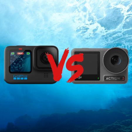 Gopro hero11 和 DJI Action 3 水下