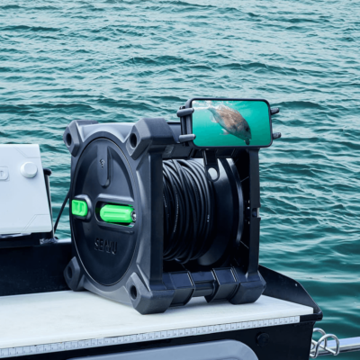 Seavu 直播电缆卷轴与电话