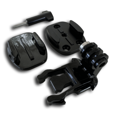 Seavu Seeker 通用安装组件：粘合安装座、螺丝安装座、翼形螺钉和长 L 型底座快速释放扣